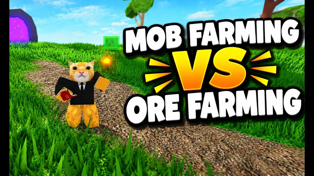 Mob farming versus ore thumbnail